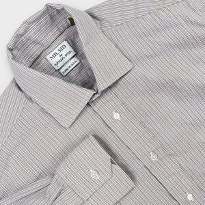Gitman Bros Mr Sid Dress Shirt Mens 15 - 34 Striped Button Up Spread Made in USA